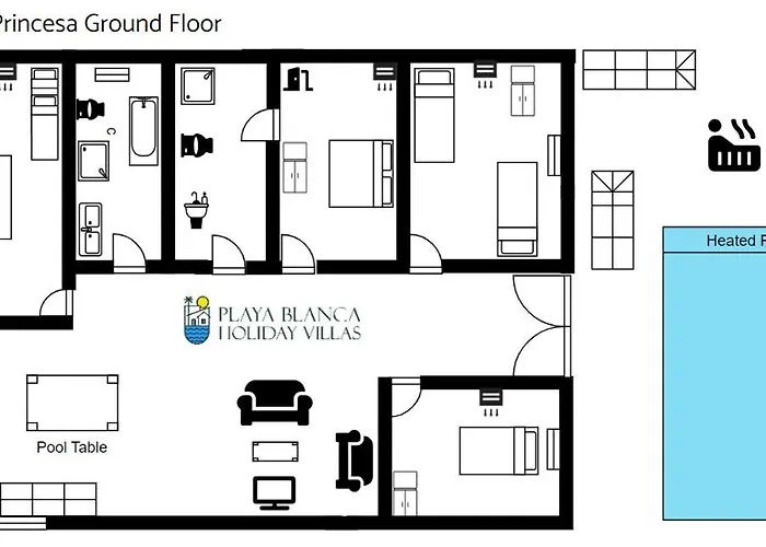 Stylish 6 Bedroom Princesa - Hot Tub - Heated Pool - Near & Waterparks * פלאיה בלנקה